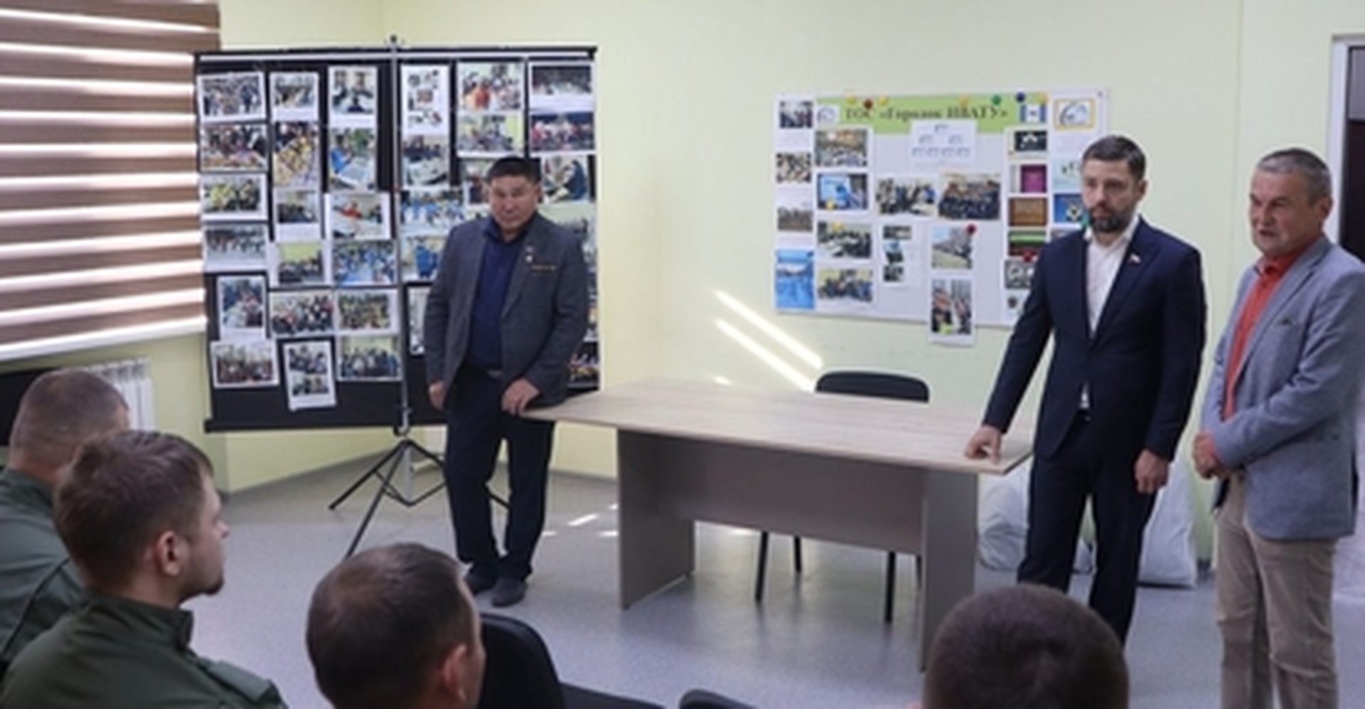 В городке ИВАТУ прошло торжественное мероприятие по случаю десятилетия добровольной народной дружины «Рубеж»