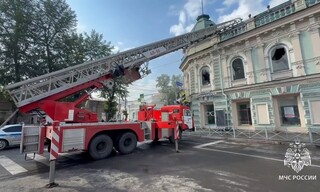 Пожар в рестобаре на улице Горького в Иркутске потушили утром 9 июля