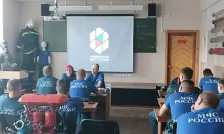 Волонтёры провели мастер-класс для слушателей учебного пункта МЧС в Братске