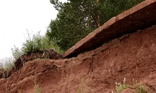Велодорожка обрушилась в Братске