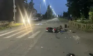 38-летний водитель скутера погиб в столкновении с машиной в Вихоревке Братского района