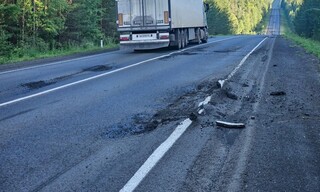 Новая дорога в Братском районе не прошла проверку на прочность 
