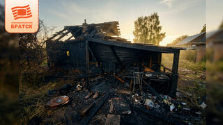 В Братске при пожаре погиб мужчина