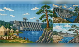 Выбрать эскиз для будущей настенной мозаики предлагают жителям Братска