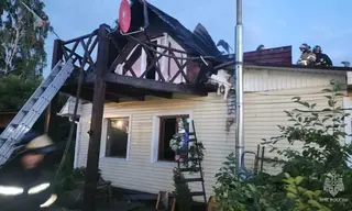 В Братске горели дом в СНТ на Зябе и баня на Очистных
