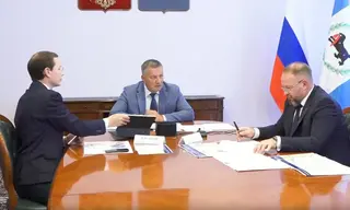 Ямы на участке федеральной трассы между селом Покосное и Тулуном обсудили губернатор и глава Упрдор «Прибайкалье» 