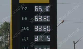 Бензин в Братске снова подорожал 