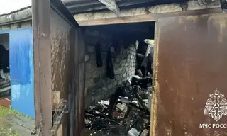 Дети устроили пожар в пустующем гараже в Тайшете