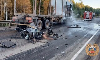 Два человека погибли в ДТП с большегрузом в Братском районе