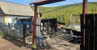 В Усть-Кутском районе на пожаре погибли ребенок, его отец, бабушка и дедушка
