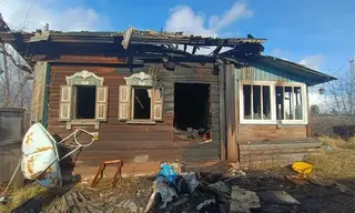 В селе Калтук Братского района дети забрались в пустующий дом и устроили пожар