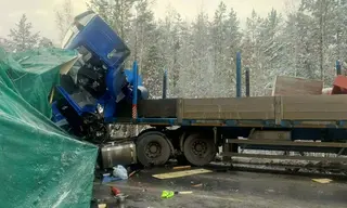 Появились подробности массовой аварии большегрузов в Нижнеудинском районе