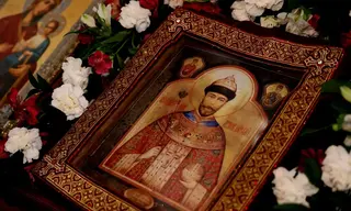 Чудотворный образ: в Братск привезли почитаемую икону Николая II